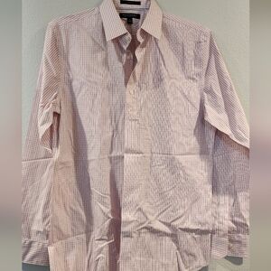 EUC Banana Republic Men's Pink Checkered Shirt